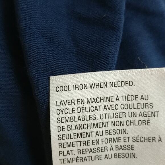 Style & Co. Sleeveless Mock Wrap Dress Blue Size S - Picture 7 of 7